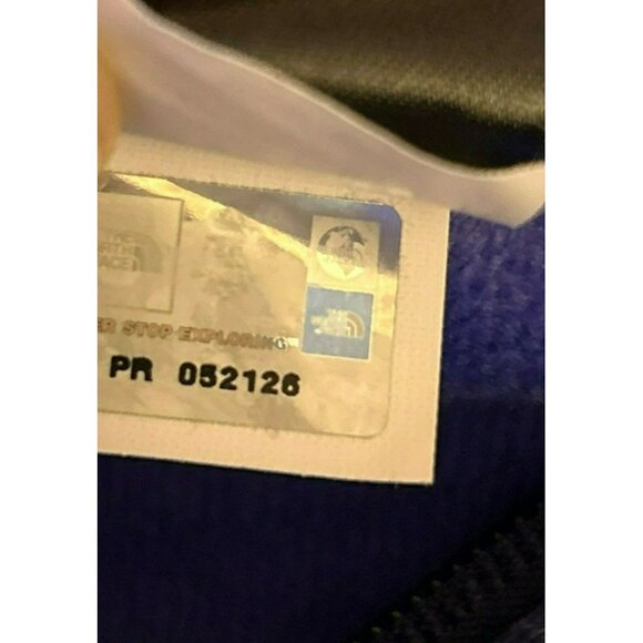 The North Face Women's Purple Full Zip Jacket Green Logo Size Medium EUC - Picture 5 of 5